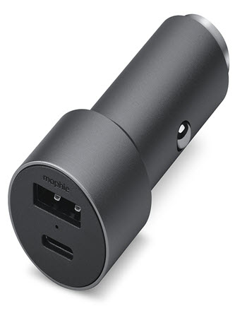 Mophie best Dual USB Car charger for iPhone