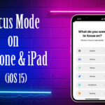 Focus mode on iPhone & iPad (iOS 15)