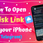 How to open Pdisk link on your iPhone Telegram