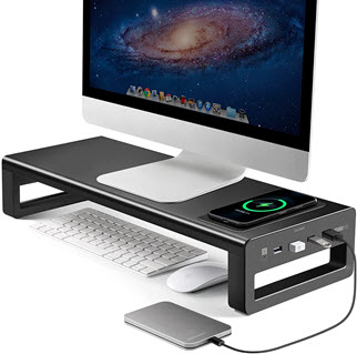 Vaydeer stand for iPhone, iPad with wireless charging 