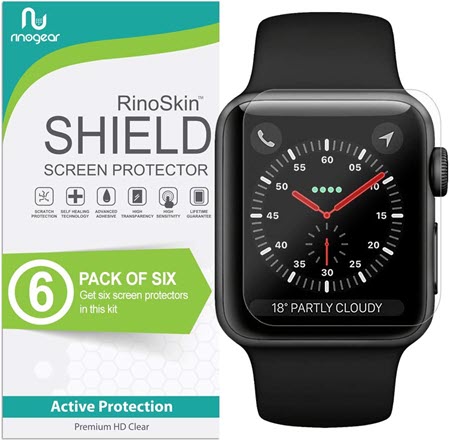 RinoSkin screen protector for Apple Watch