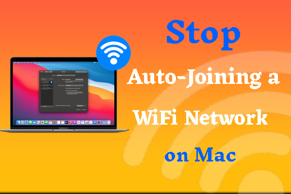 Disable Auto-Joining a WiFi Network on Mac