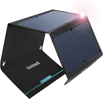 Nekteck solar power bank for iPhone 
