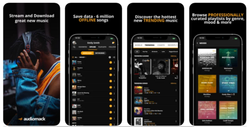 Audiomack offline music download app for iPhone(free)