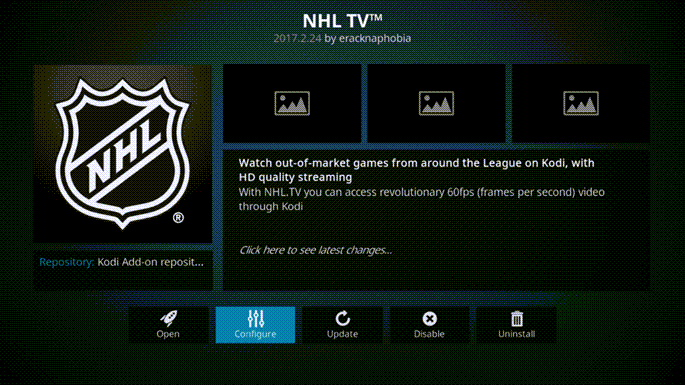 NHL for Apple TV 
