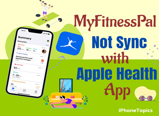 MyFitnessPal Not sync with Health app