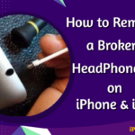 Remove a broken headphone jack iPhone, iPad, MacBook