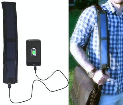 SunStrap solar power charger for iPhone 